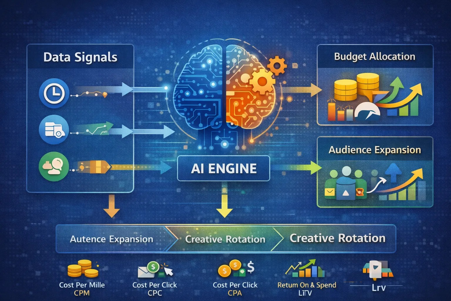 AI-driven media buying workflow for performance marketing trends 2026