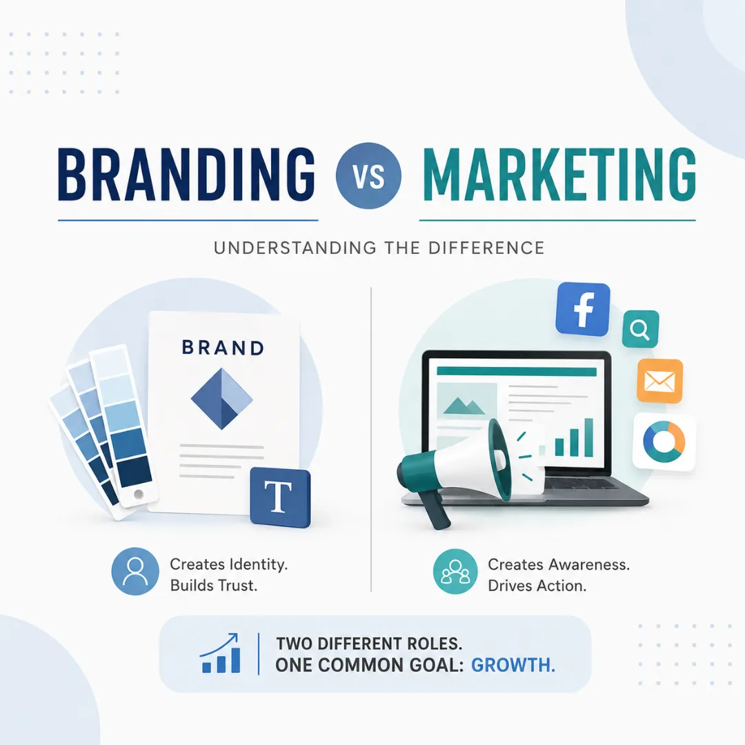 Branding vs Marketing: Key Differences and How They Work Together