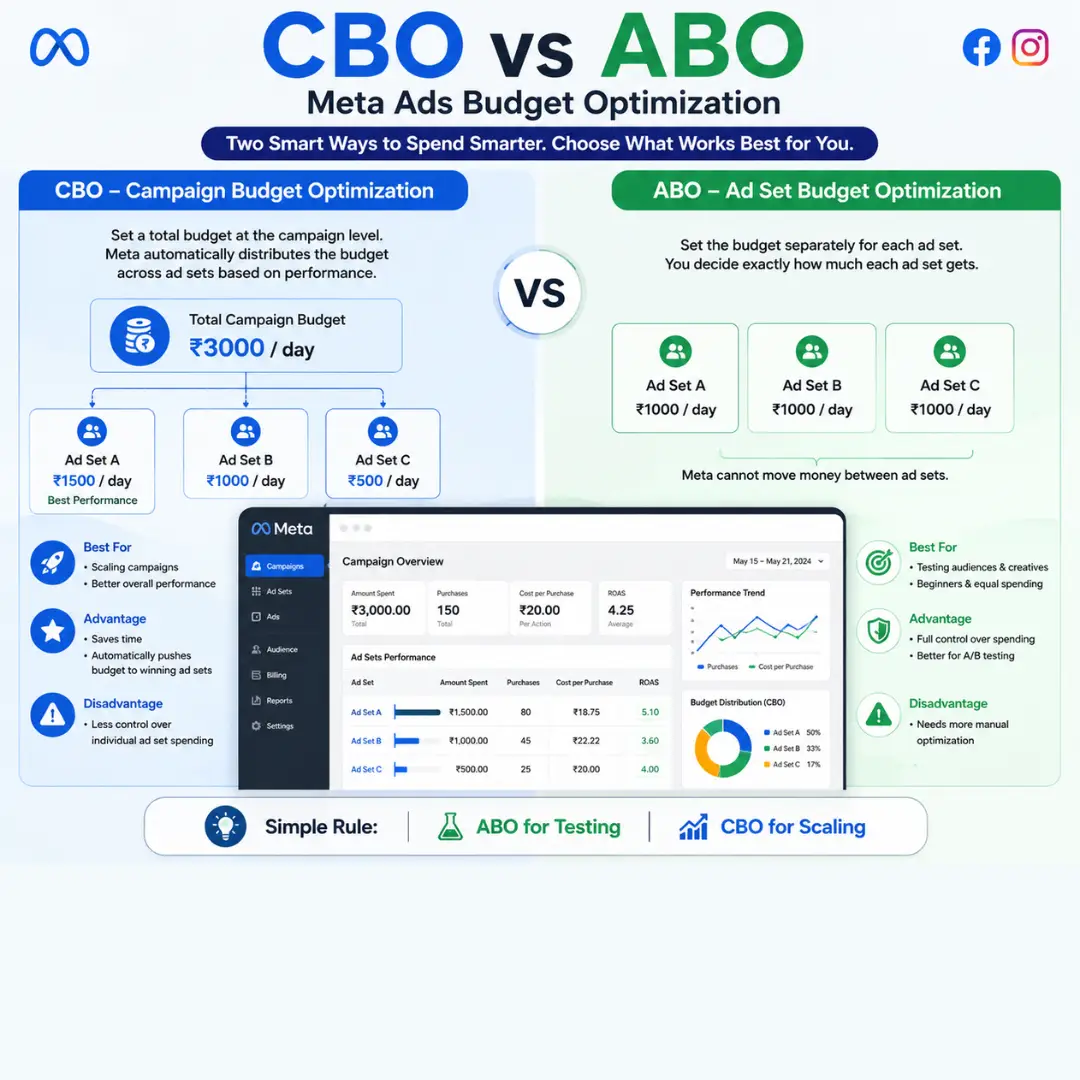 CBO vs ABO: Which Meta Ads Budget Strategy Works Best?