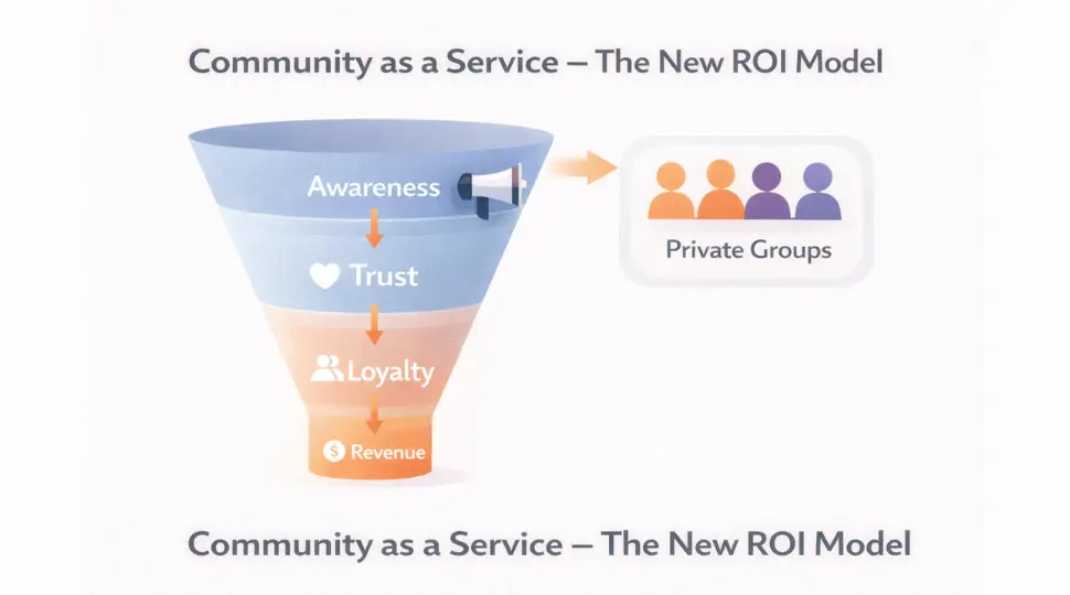Community as a service - the new ROI model in social media 2026