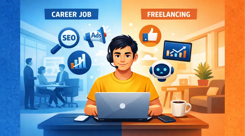 Digital Marketing 2026 Career Vs Freelancing Reality