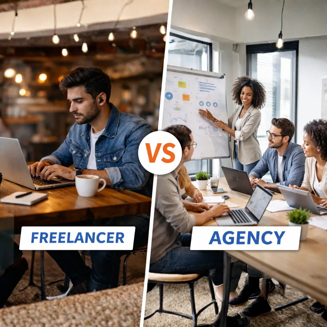 Digital Marketing Freelancer vs Digital Marketing Agency