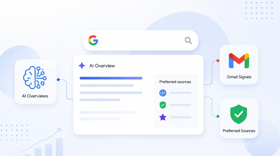 Google AI Overviews, Preferred Sources & Gmail Signals: What SEO Professionals Need to Know in 2026