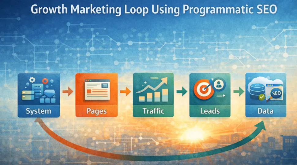 Growth marketing loop using programmatic SEO