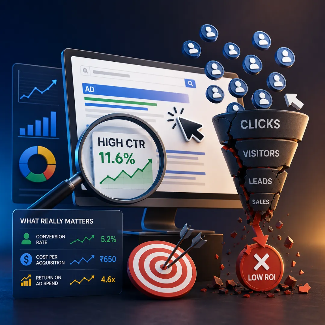 High CTR Doesnt Mean Your Ads Are Working: The Truth About PPC Performance in 2026
