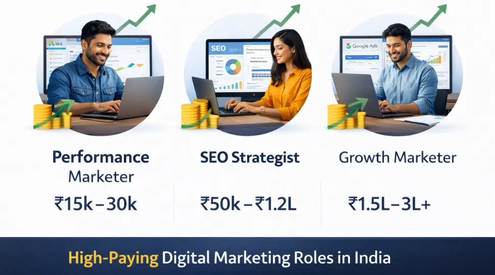 high paying digital marketing roles in india