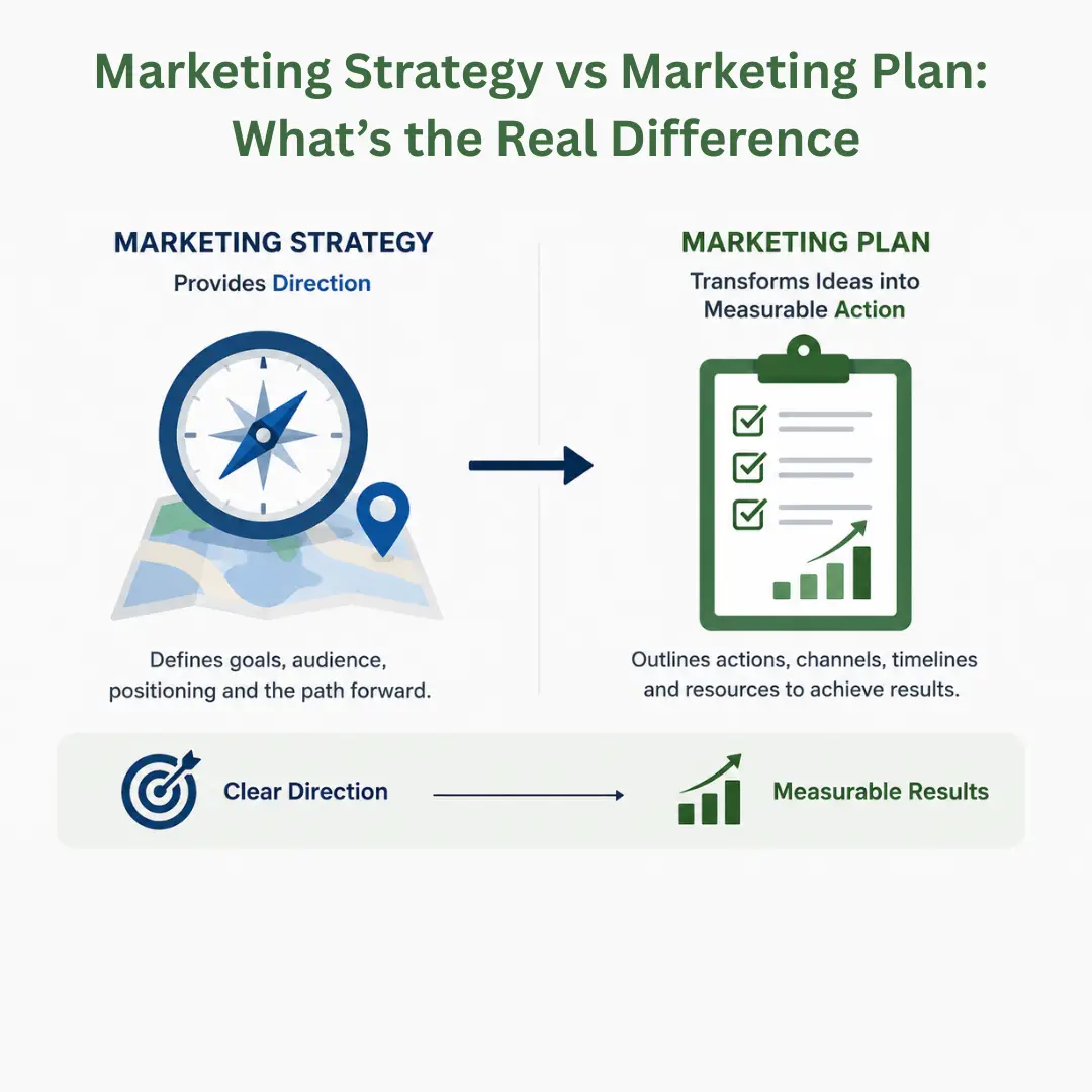 Marketing Strategy vs Marketing Plan Explained Clearly