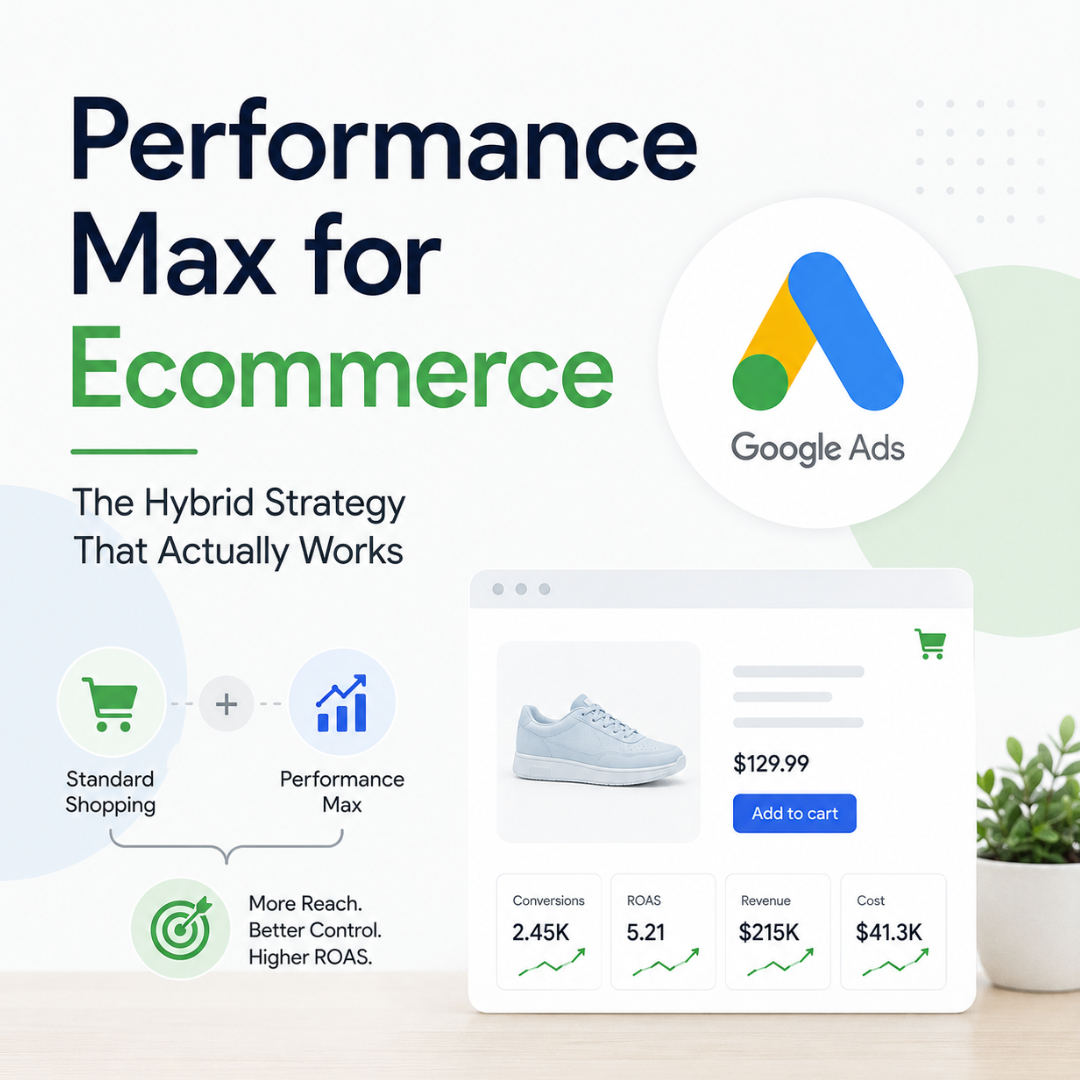 Performance Max for Ecommerce: The Hybrid Strategy That Actually Works in 2026