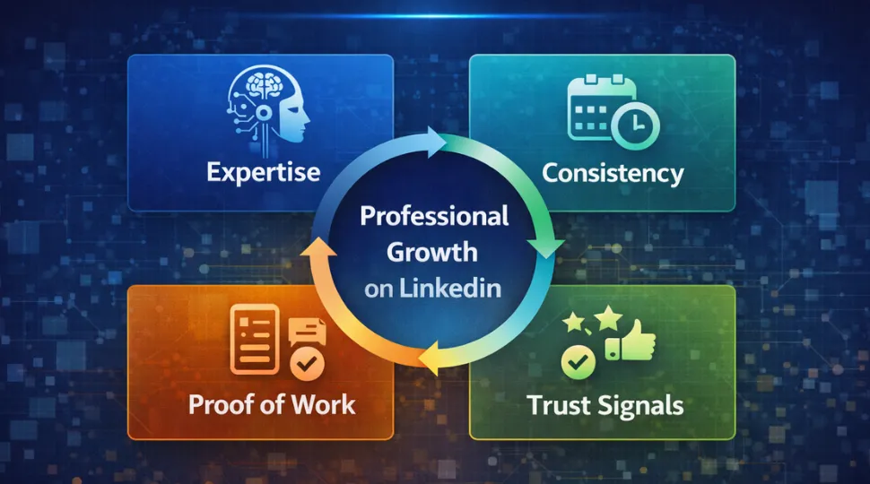 Personal brand and professional identity framework on LinkedIn in digital marketing in 2026