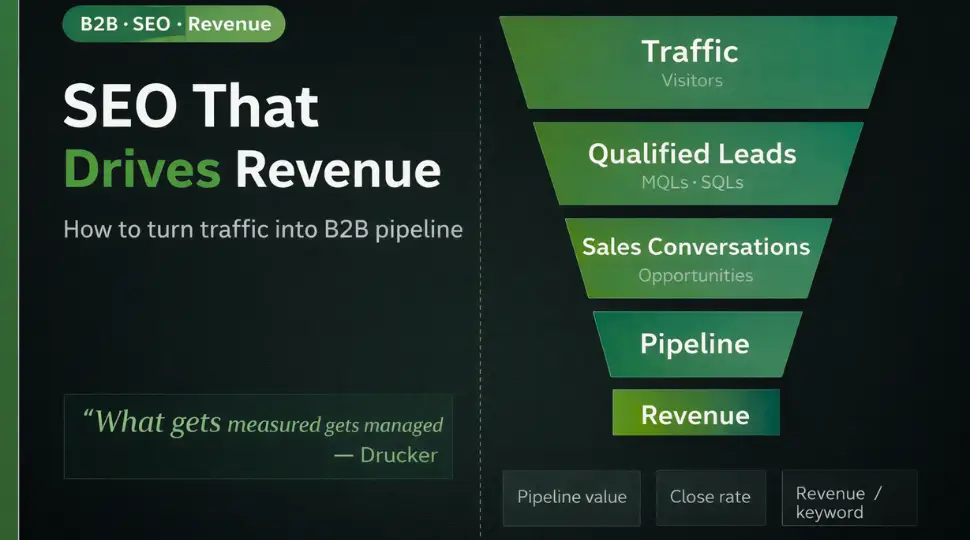 SEO That Drives Revenue: How to Turn Traffic Into B2B Pipeline