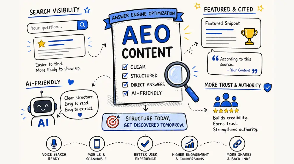How to Structure Content for AEO Success