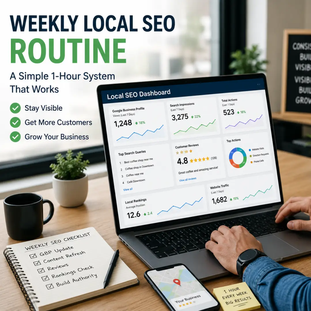 Weekly Local SEO Routine: A Simple 1-Hour System That Works