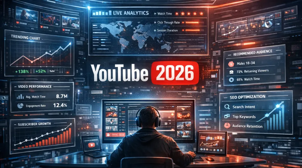 YouTube 2026: SEO, Content Strategy & Creator Growth Guide